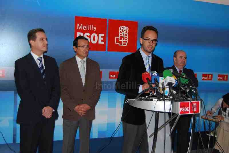 Hernando muestra su “absoluta convicción” en la “actitud impecable” del PSOE de Melilla