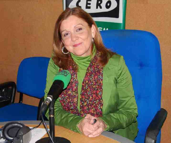 Celia Sarompas durante la entrevista en Onda Cero