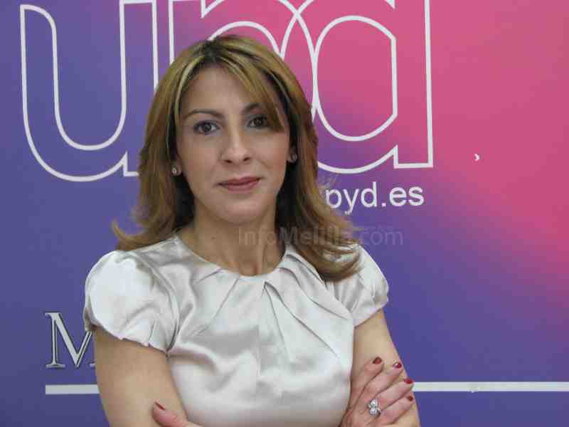 La candidata al Senado por UPyD, Nadia Benabdellah