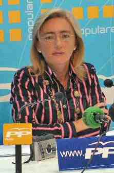 María del Carmen Dueñas, secretaria regional del PP