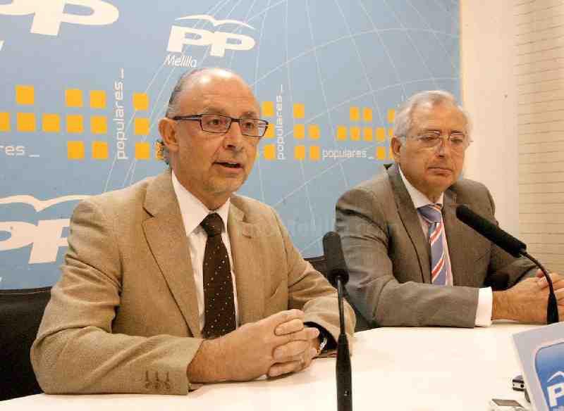 Montoro junto a Imbroda en una visita anterior que realizó a Melilla