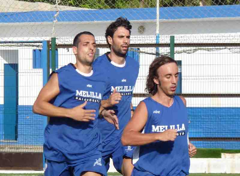 Imágen del entrenamiento de este pasado miércoles