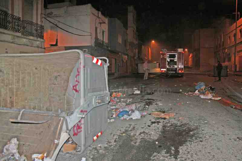 La policía refuerza su presencia en la periferia tras los disturbios de Carretera de Hidum
