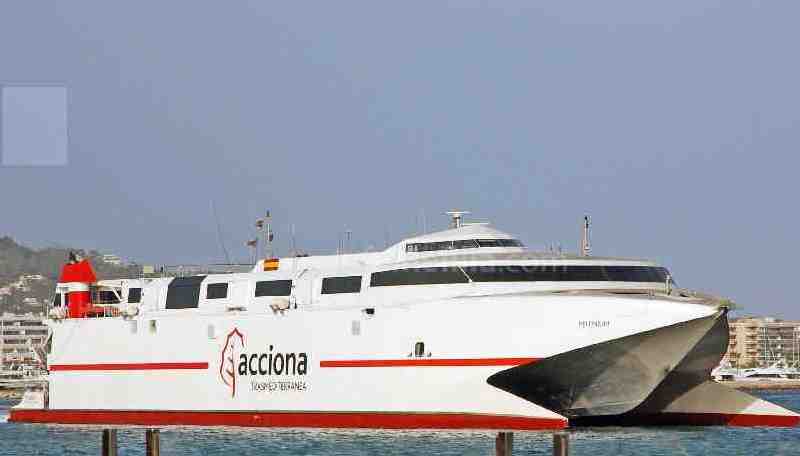 Mañana quedarán restablecidas las comunicaciones por barco con la Península