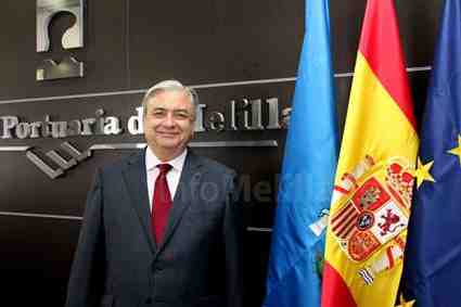 Arturo Esteban es presidente de la Autoridad Portuaria de Melilla