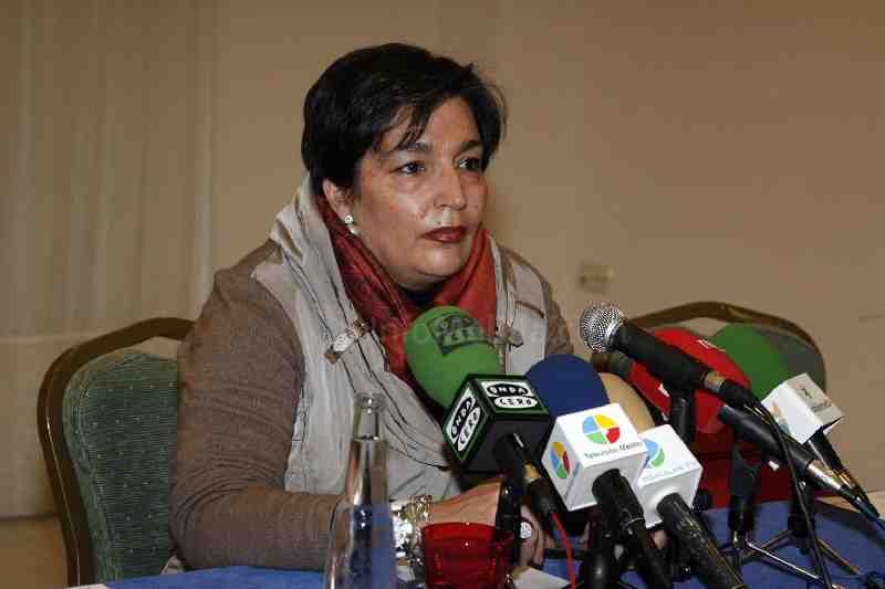 Asunción Collado ha comparecido ante los medios de comunicación tras prestar declaración