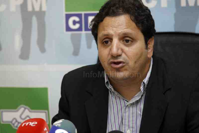El secretario de organización de Coalición por Melilla, Hassan Mohata