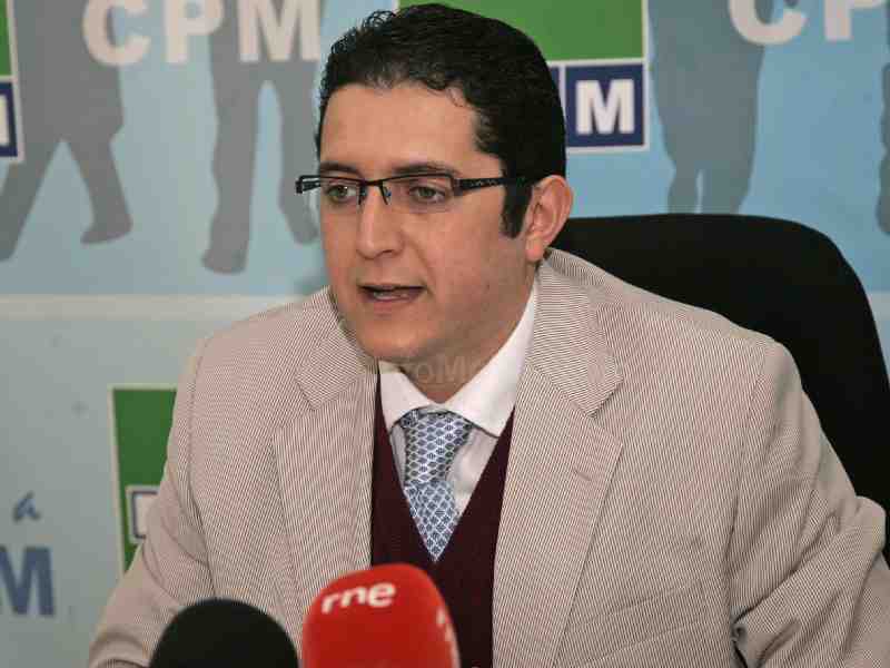 El diputado en funciones de Coalición por Melilla (CpM), Abdelrrahim Sellam
