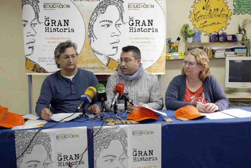 La Campaña Mundial por la Educación organiza actividades para niños y adultos el sábado en la Plaza de San Lorenzo