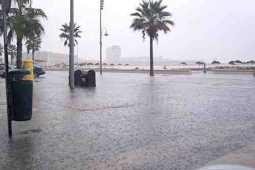 Lluvia localmente fuerte para el final de la Feria en honor a la Virgen de la Victoria