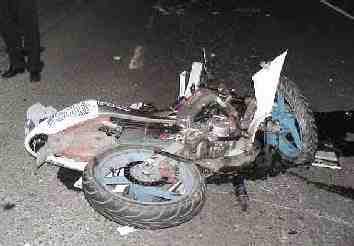 Los motoristas suelen ser los más afectados por los accidentes de tráfico