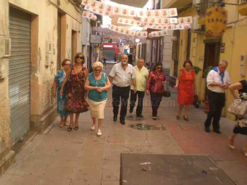 La Casa de Melilla en Almería honra a la Virgen del Mar con la vista puesta en la Feria melillense
