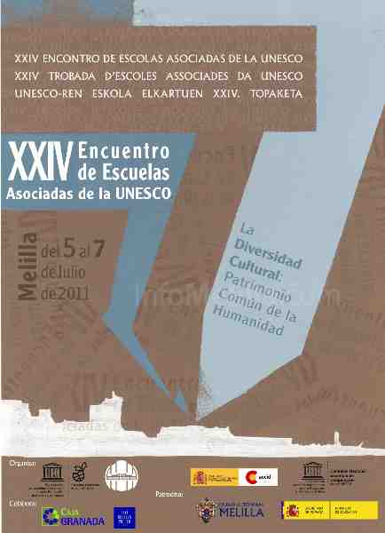 Mañana se inicia en Melilla el XXIV encuentro nacional de la Red PEA-UNESCO
