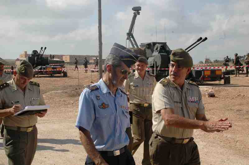El JEMAD comprobó 'in situ' el grado de instrucción de las unidades de la guarnición melillense