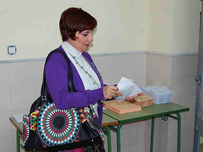 La candidata del PSOE al Senado, Rosa López Ochoa