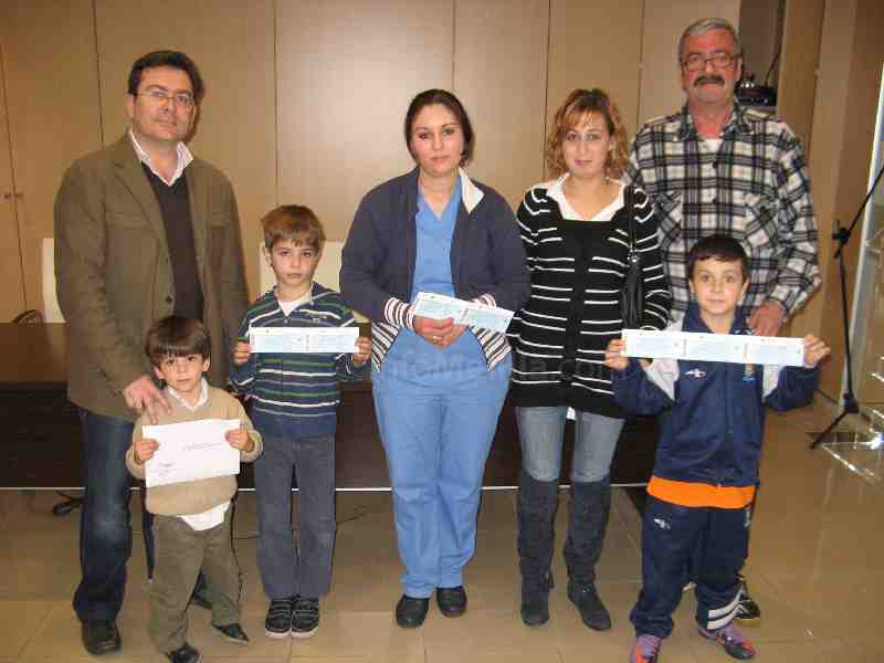 Algunos de los premiados