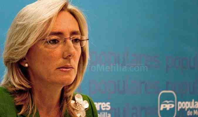 La secretaria regional del PP local, Mari Carmen Dueñas