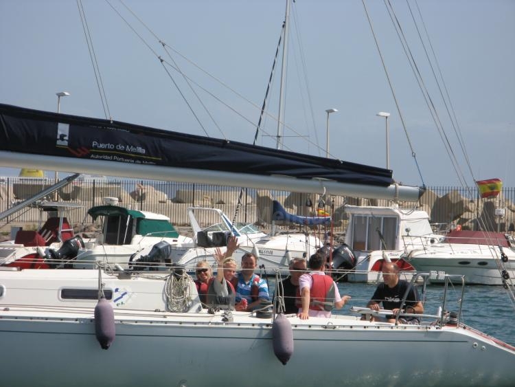 Escuela de Vela: Bautismo de mar para alumnos de Noruega, Reino Unido y Austria