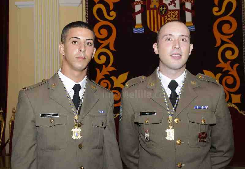 Melilla entrega su Medalla de Oro a los dos soldados heridos en Afganistán