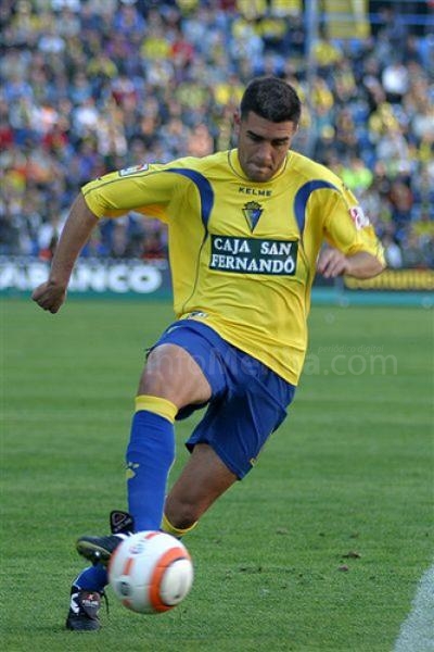 Enrique, máximo artillero del conjunto amarillo andaluz