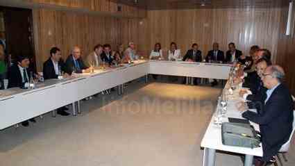 El líder popular se reunió ayer con los dirigentes autonómicos del PP