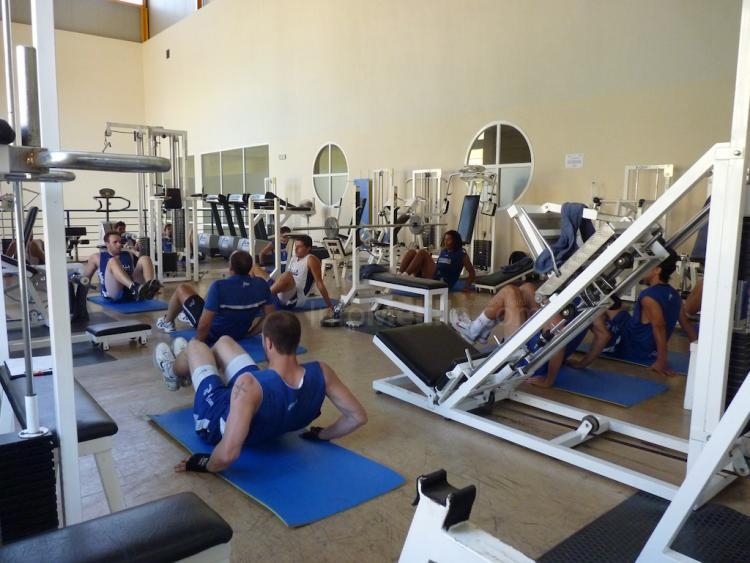 En el gimnasio del "Javier Imbroda"