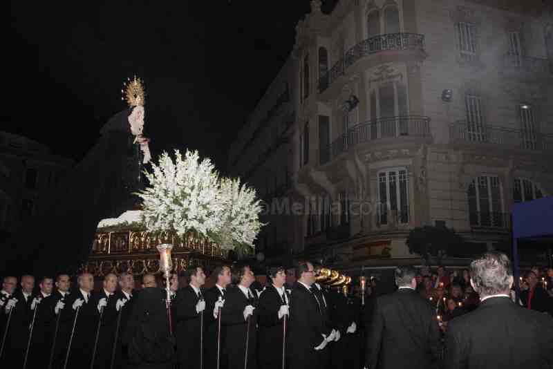 La Soledad de Nuestra Señora cierra las procesiones del Viernes Santo