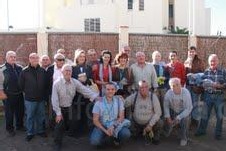 La caravana del PP ha estado esta mañana en las inmediaciones de las Minas del Rif