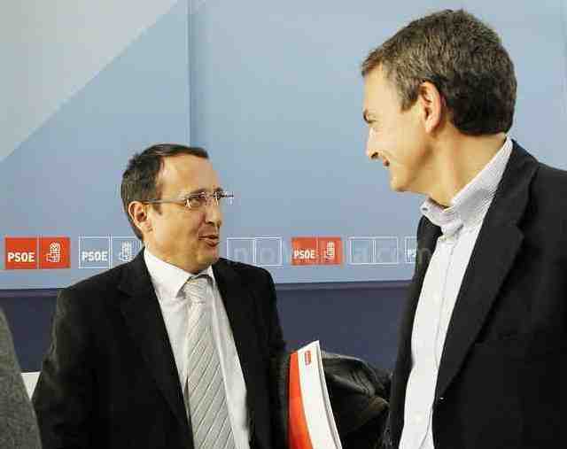 Muñoz junto a Zapatero