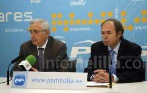 Pío García Escudero, durante su última visita a Melilla, en abril de 2011