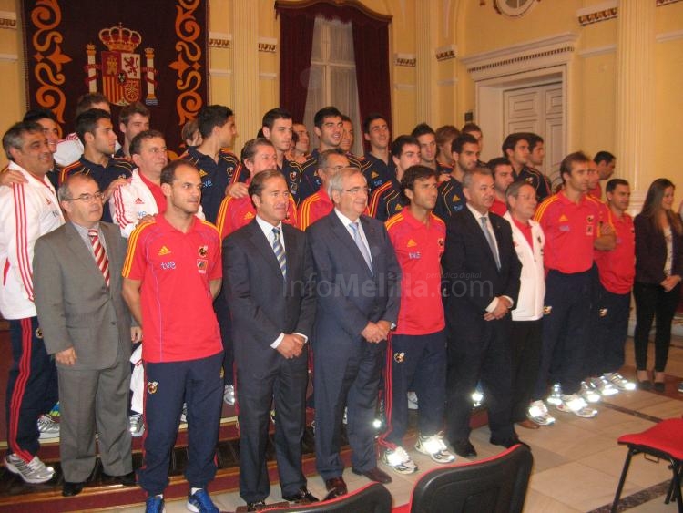 Recepción oficial a la Selección Española Sub-21