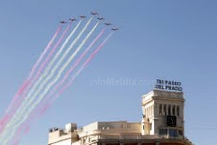 Imbroda, presente en el desfile de la Fiesta Nacional en representación de todos los melillenses