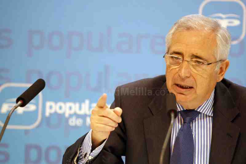 El presidente regional del PP y presidente de Melilla, Juan José Imbroda