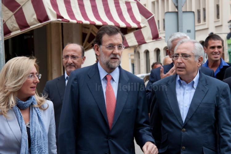 Rajoy resalta que el PP melillense es un “gran partido” de centro que “quiere integrar y no hace distingos”