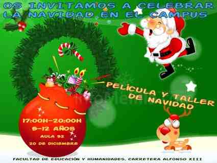 Estudiantes de la UGR organizan un taller navideño infantil