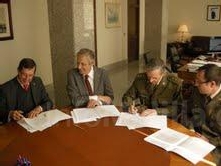 Defensa y Educación formalizan la cesión de la antigua Residencia de Militares para su uso como Centro Integral de FP