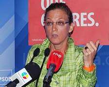 La candidata socialista al Congreso, Gloria Rojas