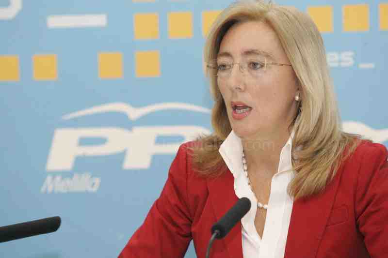 La secretaria regional del Partido Popular de Melilla, María del Carmen Dueñas