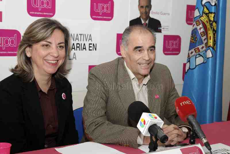 Emilio Guerra y MAría Soledad Galán, candidatos número uno y siete de UPyD