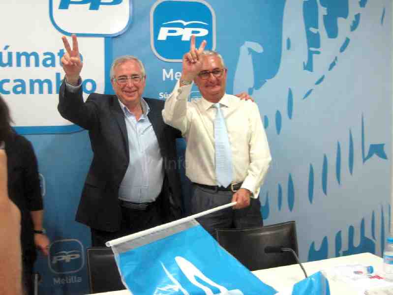 Imbroda, convencido de que con Rajoy se logrará una Melilla “más grande y más fuerte”