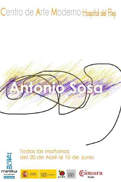 Cartel de la exposición de Antonio Sosa