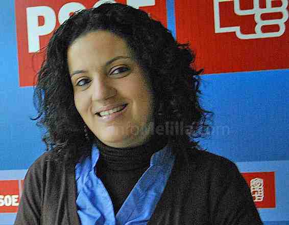 La secretaria de Movimientos Sociales y Relaciones con las ONG del PSOE local, Nora Hammad