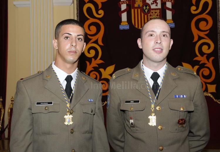 Melilla entrega de Medalla de Oro a los dos soldados heridos en Afganistán