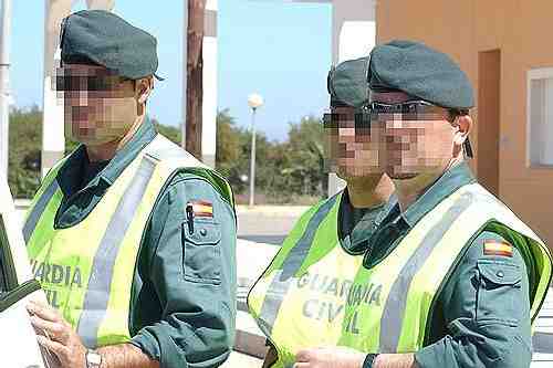 Los guardias civiles se concentran esta tarde autorizados por el Tribunal de Justicia de Andalucía