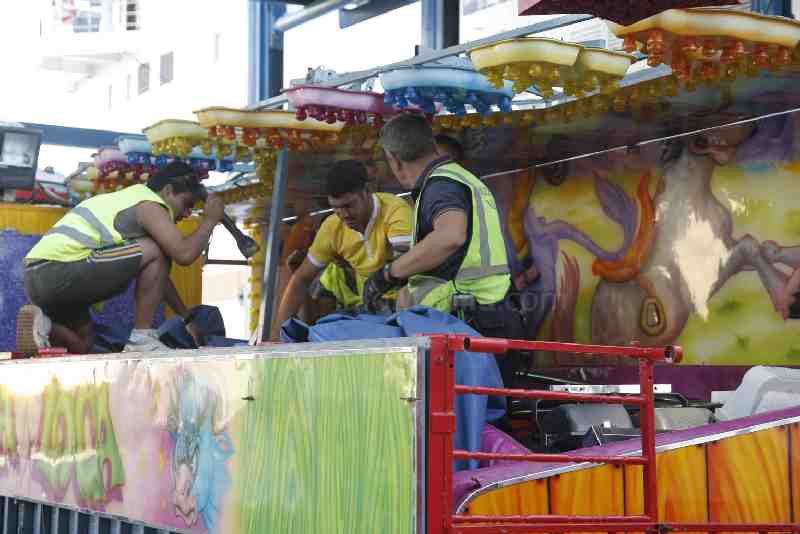 Localizados 57 inmigrantes ocultos en las atracciones de la Feria de Melilla