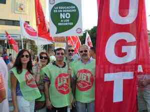 El sindicato rechaza los recortes en la Educación Pública