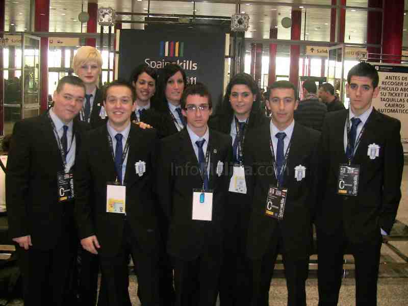 Alumnos participantes en la competición nacional de FP ‘Spanskills’