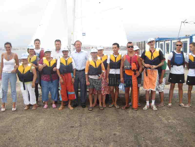 La Ciudad presenta el proyecto 'Acciona la vela' para personas discapacitadas