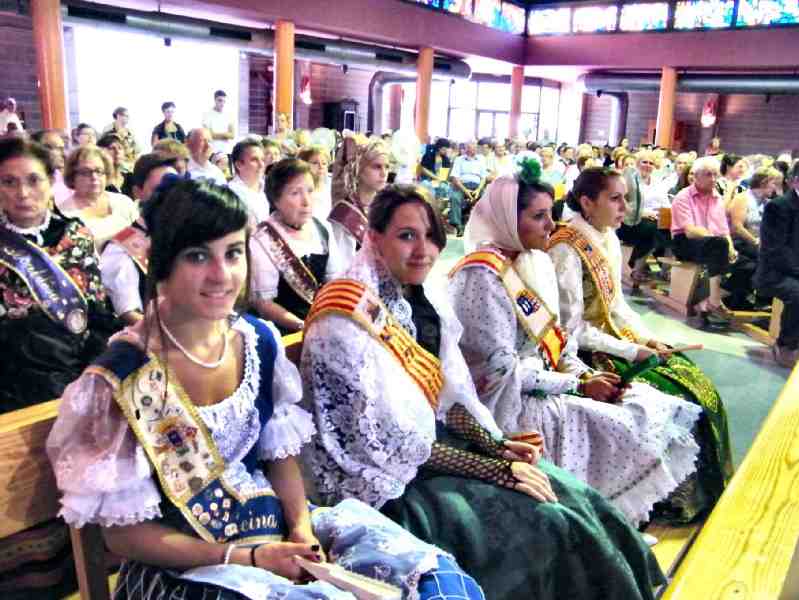 La Casa de Melilla en Barcelona participa en una Misa en honor a la Virgen de la Victoria