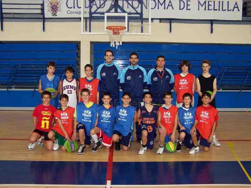 Las selecciones de Melilla de minibasket intensifican su trabajo